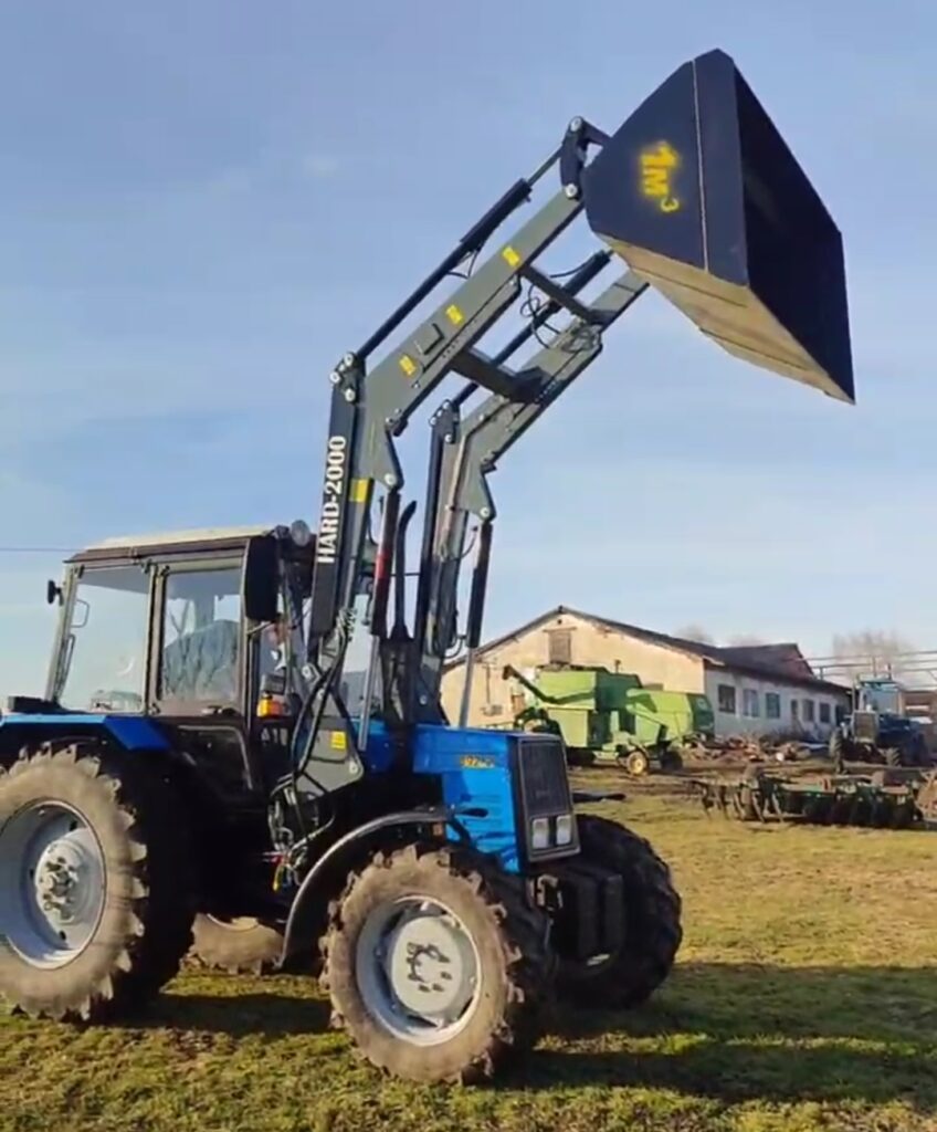 Точка висипу фронтального навантажувача