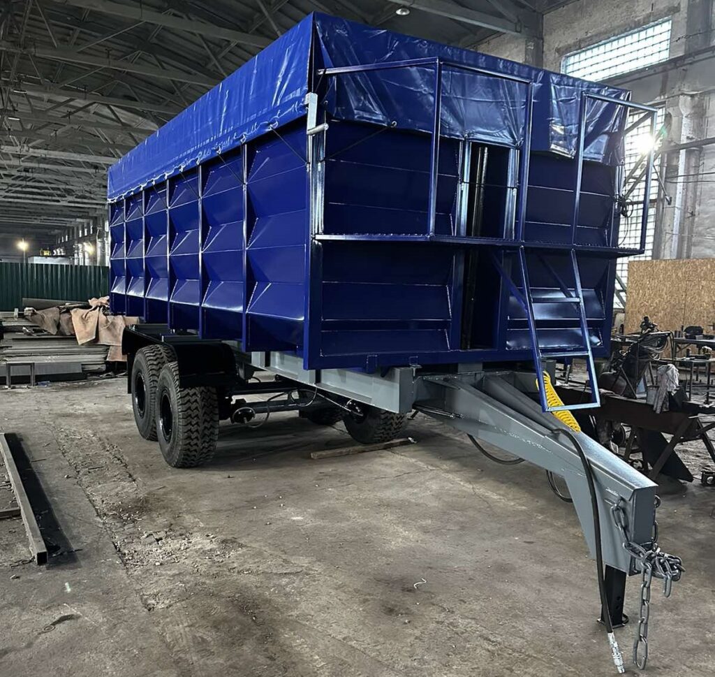 Тентований тракторний зерновоз ПТС-9